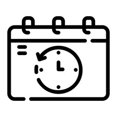 deadline line icon