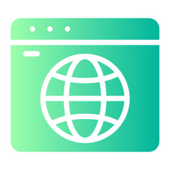 browser gradient icon