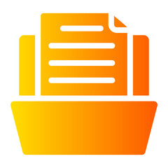 document gradient icon