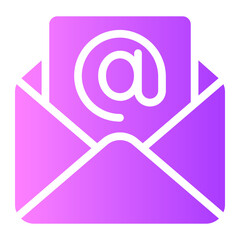 email gradient icon