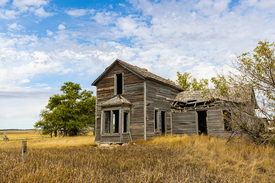 Abandoned Farmhouse in Sheridan County, Nebraska, USA