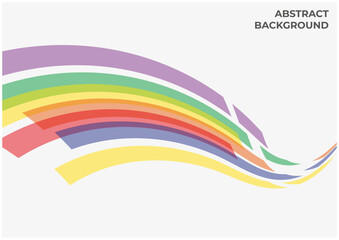 abstract rainbow background with lines