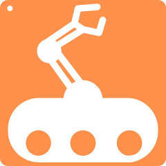 mechanical mechanics machine robot engineering construction icon