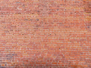 Fototapeta premium old red brick wall texture background.