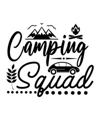 Camping SVG Design ,Camping SVG Cut File , Camping , Hiking SVG , Adventure Camping SVG 