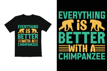 typography t shirt graphic. animal  t shirt design vector