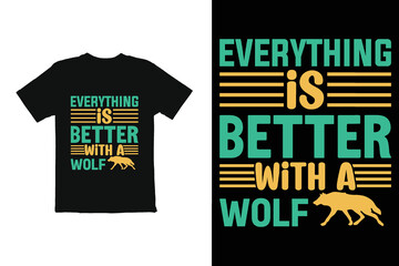 typography t shirt graphic. animal  t shirt design vector