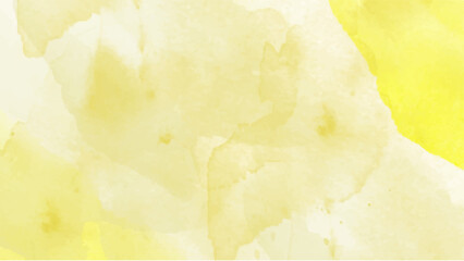 Yellow watercolor background for textures backgrounds and web banners design