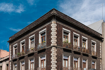 Fototapeta na wymiar Historic Building at the Mexico City Center