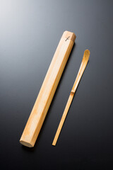 茶道具　茶杓と筒