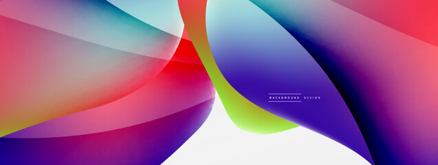 Fluid color abstract background. Liquid gradients, wave pattern. Trendy techno business template for wallpaper, banner, background or landing