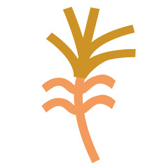 Hand drawn Flower Vector, Flower simple vector illustration