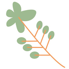 Hand drawn Flower Vector, Flower simple vector illustration