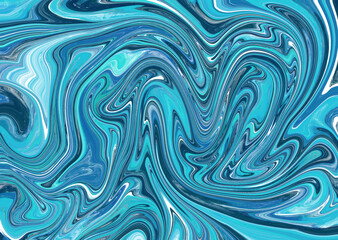 abstract blue with waves color background.