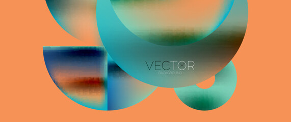 Circle composition abstract wallpaper background