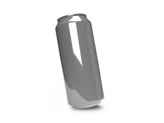 Aluminium Soda Can 3D Illustration Mockup Scene