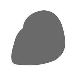 Rock Shape Flat Icon