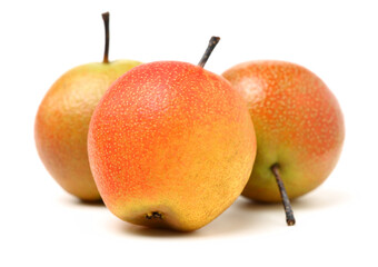 nanguo pear on white background