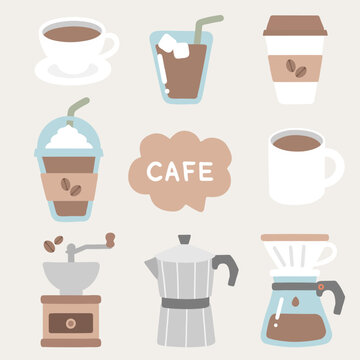 커피 상징 일러스트 이미지 모음