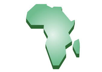 アフリカ（立体）グリーン