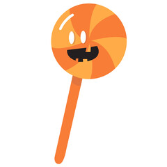 Halloween Vector Illustration, Cute Cartoon Halloween Illustration