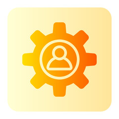 management gradient icon