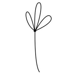 Flower Line Art