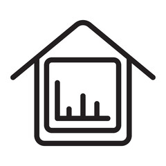 mortgage line icon