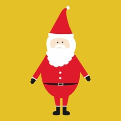 シンプルなサンタクロース