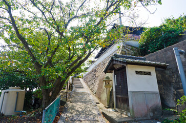 Tomonoura old town in Hiroshima prefecture, Chugoku, Japan.
