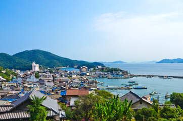 Tomonoura old town in Hiroshima prefecture, Chugoku, Japan.