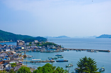 Tomonoura old town in Hiroshima prefecture, Chugoku, Japan.