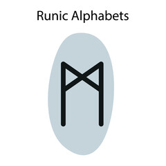 Runic Alphabets. Complete collection of Rune alphabet, futhark. Writing ancient Germans. Vector Mystical symbols. 
Esoteric, occult, magic illustration for Tattoos.

