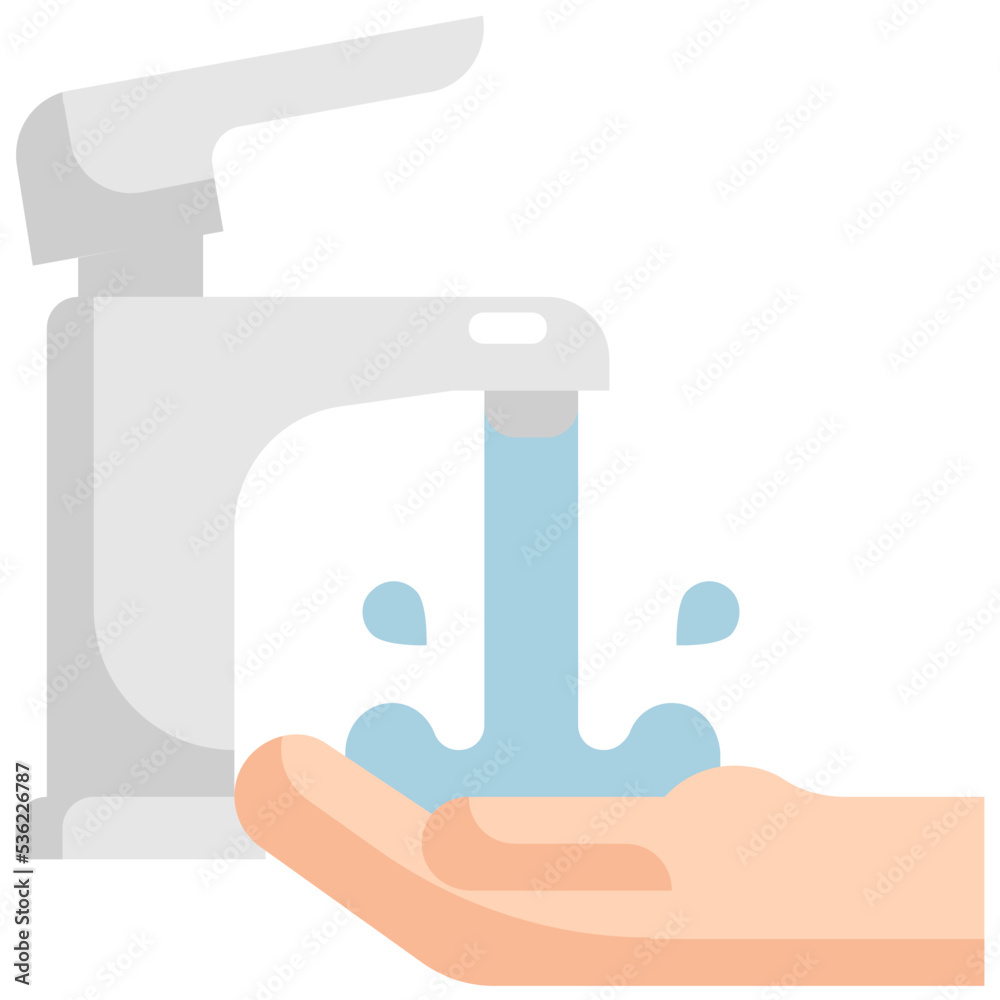 Sticker faucet icon