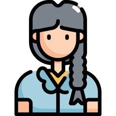 Obraz premium student icon