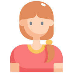 Obraz premium girl icon