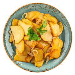 Portion of russian roasted potatoes 