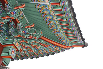 korea temple roof