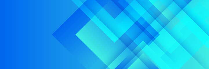 Minimal blue banner geometric shapes abstract modern background design. Design for poster, template on web, backdrop, banner, brochure, website, flyer, landing page, presentation, and webinar