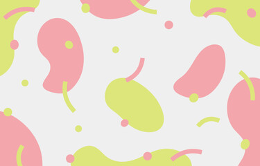 Fashionable geometric pattern background (spring color)