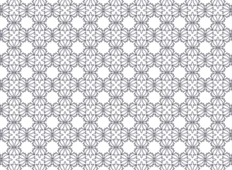 Kissenbezug Ethnic floral seamless pattern background © Harryarts