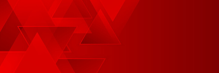 Obraz premium Abstract red banner background. Vector abstract graphic design banner pattern presentation background web template.