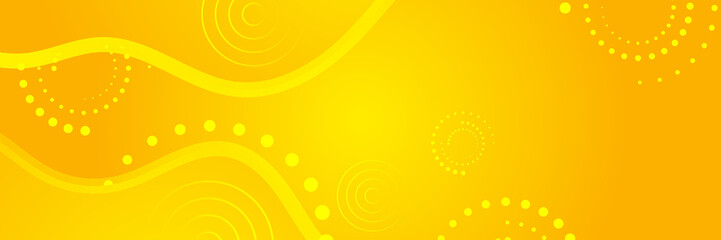 Modern orange yellow banner geometric shapes corporate abstract technology background. Vector abstract graphic design banner pattern presentation background web template.