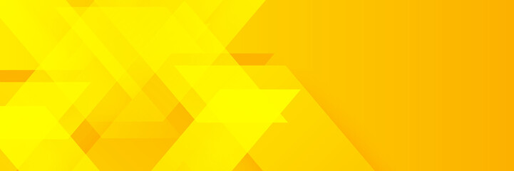 Modern orange yellow banner geometric shapes corporate abstract technology background. Vector abstract graphic design banner pattern presentation background web template.