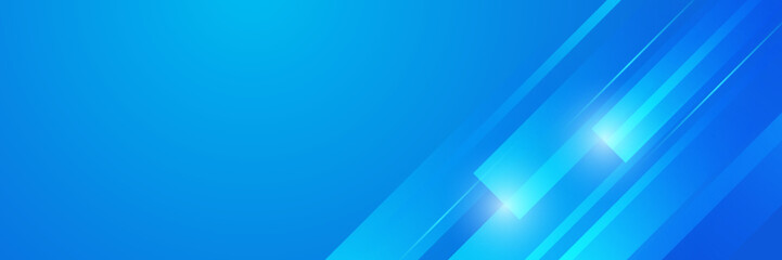 Modern abstract gradient blue banner background. Vector abstract graphic design banner pattern presentation background web template.