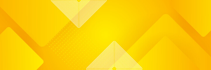 Modern orange yellow abstract background banner. Illustration vector technology background, for design brochure, website, flyer. Geometric shapes wallpaper for poster, certificate, landing page
