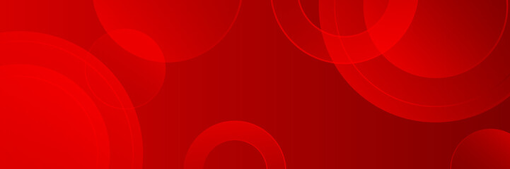 Abstract red banner background design template vector illustration with 3d overlap layer and geometric wave shapes. Polygonal abstract background, texture, advertisement layout and web page