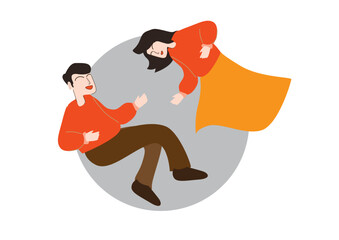 christmas card with santa claus