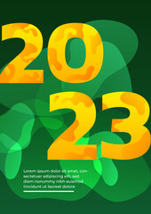 2023 new year modern design template