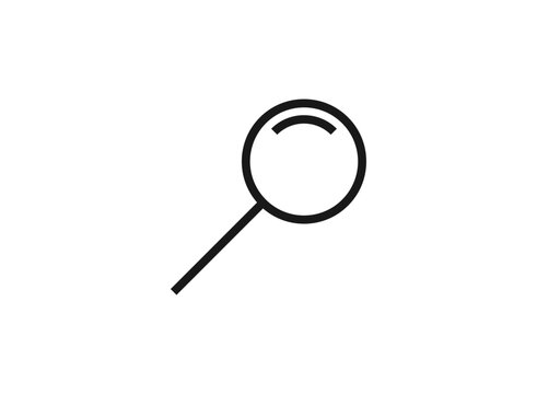 Search scan icon vector graphic illustration.